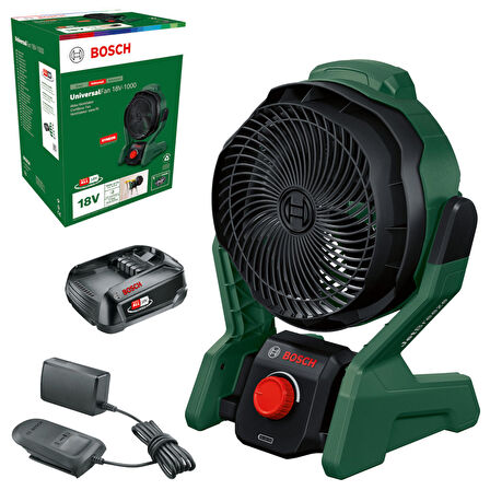 Bosch UniversalFan 18V-1000 1x2.0Ah Akülü Fan - 06039E1001