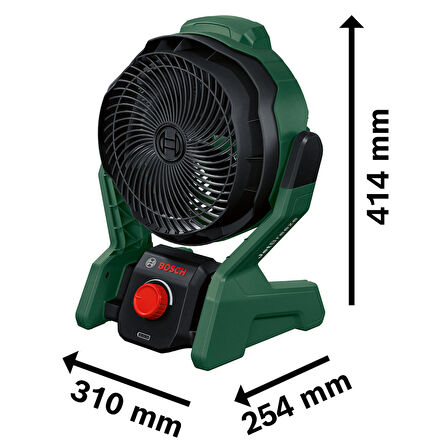 Bosch UniversalFan 18V-1000 1x2.0Ah Akülü Fan - 06039E1001