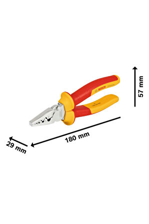 Bosch Kıvırma Pensi VDE 180mm