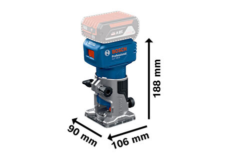 Bosch GLF 18V-8 Freze Makinesi Solo