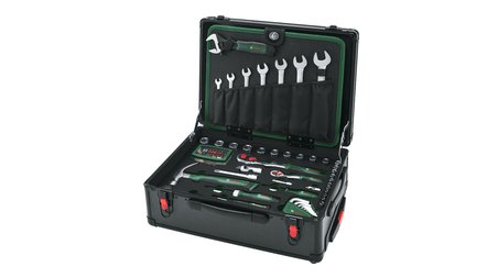 BOSCH 119 Parça Çok Amaçlı Montaj - Anahtar ve Lokma Seti Tekerli Valiz Çantalı