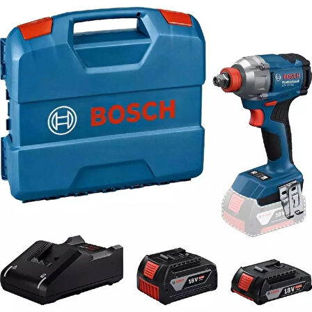 Bosch Gdx 18V-285 2 x 2AH Akülü Darbeli Somun Sıkma - 06019N2122