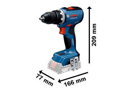 Bosch GSR 18V-65 Akülü Vidalama Solo