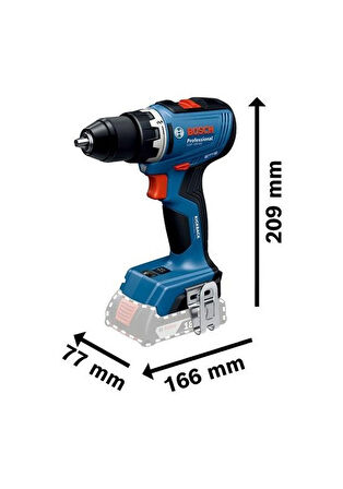 Bosch Profesyonel GSR 18V-65 1x4AH Procore Darbesiz Akülü Vidalama 06019N30K2-1X4PC