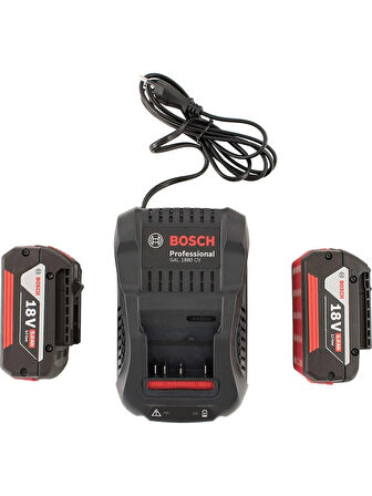 Bosch GWS 18V-8 Çift Akülü 5 Ah Taşlama Makinesi