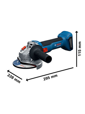 Bosch Gsr 18V-45 Akülü Vidalama + Gws 18V-8 Akülü Taşlama 2 x 4 Ah Akülü Kombo Set 0615A5007N