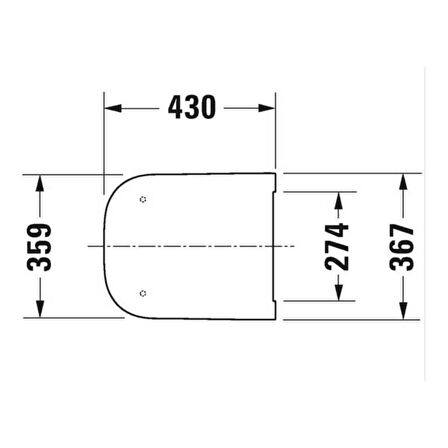 Duravit Happy D.2 Klozet Kapağı