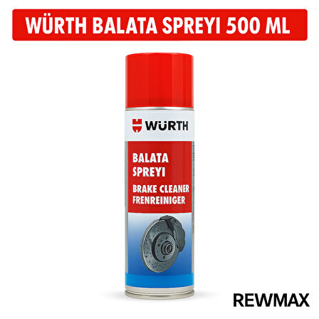WÜRTH BALATA SPREYİ 500 ml – 24’LÜ PROFESYONEL KOLİ