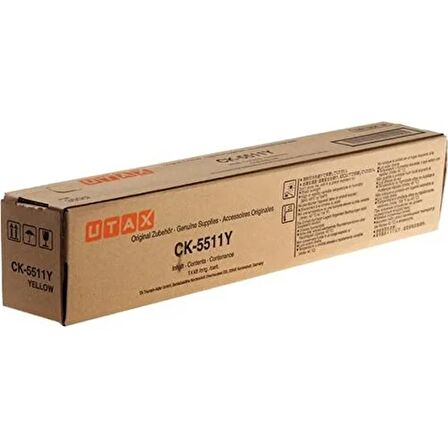 Utax CK-5511Y 350CI Sarı Spot Orjinal Toner 12.000 Sayfa 1T02R5AUT0