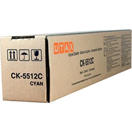 Utax CK-5512C 400CI Mavi Spot Orjinal Toner 15.000 Sayfa 1T02R6CUT0