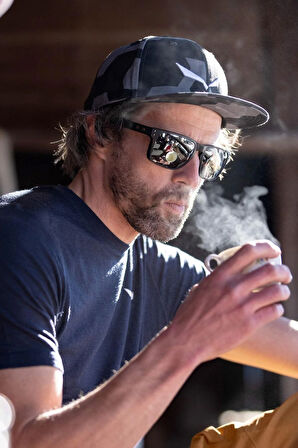 Puez Camou Flat Şapka