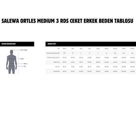 Ortles Med 3 Rds Down Erkek Ceket Mont Haki