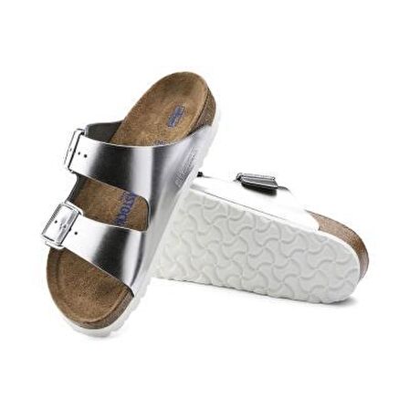 Birkenstock Arizona Sfb Nl Metallic 1005961 Kadın Terlik