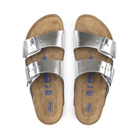 Birkenstock Arizona Sfb Nl Metallic 1005961 Kadın Terlik