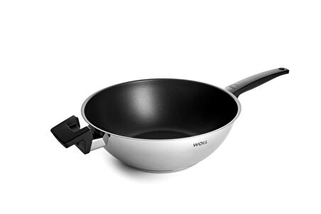 Woll Concept 30 cm Kapaklı Çelik Wok Tava