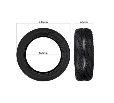 BİKE SKY CHAOYANG 10X2.50-6.5 Tubeless Elektrikli Scooter Dış Lastik