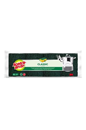 Scotch Brite Yeşil Klasik Tırnak Koruyucu 8 Li