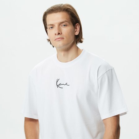 Karl Kani Small Signature Erkek Beyaz T-Shirt