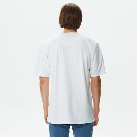 Karl Kani Small Signature Erkek Beyaz T-Shirt