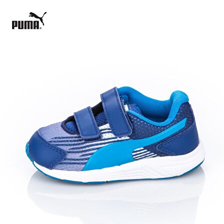 MAVİ Erkek Çocuk - Genç Spor Ayakkabı 35866305 PUMA LOW BOOT SEQUENCEV KIDS SODALITE BLUE- CLOISEONNE
