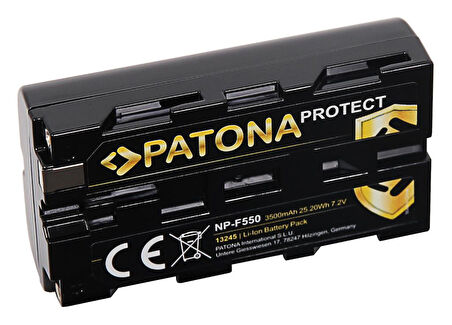 Patona 13245 Protect NP-F550 Sony Batarya 