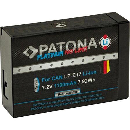 Patona Canon LP-E17 1348 Platinum Batarya