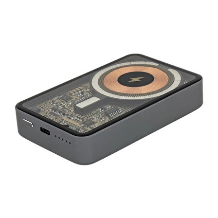 PATONA 9992 Premium Powerbank Clear 3.0 PD20W 10.000mAh Manyetik Kablosuz Hızlı Şarj