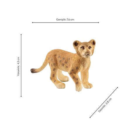 Schleich Yavru Aslan Figür