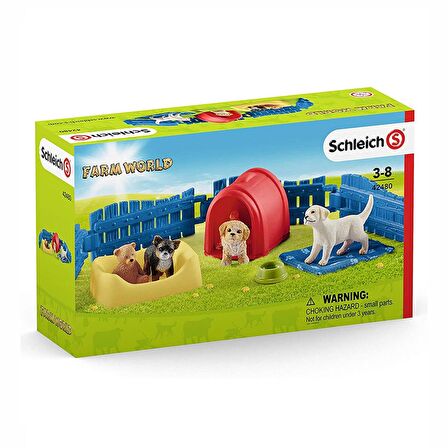 Schleich Yavru Köpek Kulübesi 42480