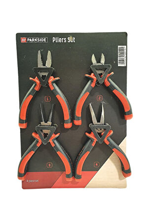 Moonshop Pro Çelik Pense Kargaburnu Yankeski Segman Penseli Set..