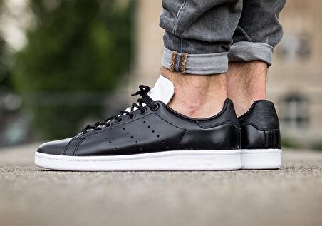 Adidas Stan Smith Siyah Bayan Bay Spor Ayakkabı S80018