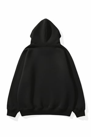 Unisex Yumuşak Dokulu Denim Yıldızlar Baskılı Tasarım Oversize 3 İplik Hoodie Sweatshirt