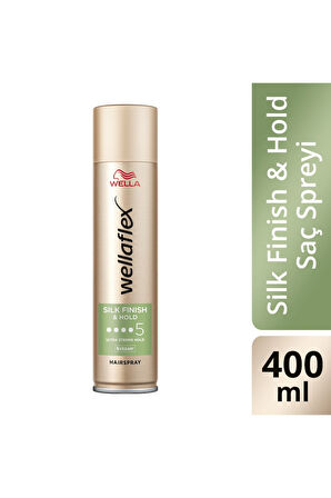 Wella Wellaflex Silk Finish & Hold İpeksi Bitiş ve Tutuş Sağlayan Saç Spreyi Ultra Strong Hold  400 