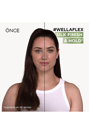 Wella Wellaflex Silk Finish & Hold İpeksi Bitiş ve Tutuş Sağlayan Saç Spreyi Ultra Strong Hold  400 