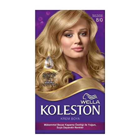 Wella Koleston 8/0 Kit Boya Açık Kumral