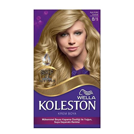 Wella Koleston 8/1 Kit Boya Açık Küllü Kumral