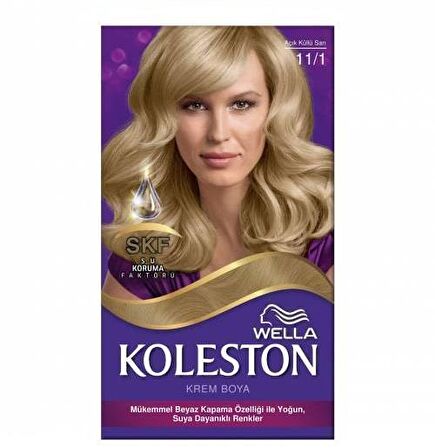Koleston Kit Saç Boyası 11/1 Açık Küllü Sarı