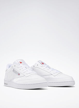 Reebok Ar0455 Club C 85    Beyaz - Gri Erkek Lifestyle Ayakkabı