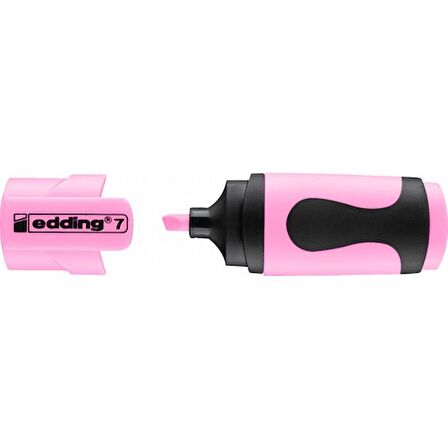 Edding Mini Fosforlu Kalem Pastel Pembe