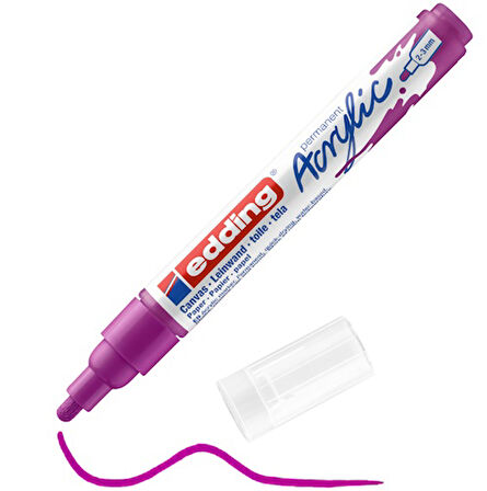 Edding Akrilik Markör Kalem Berry Dut Rengi - 2 adet