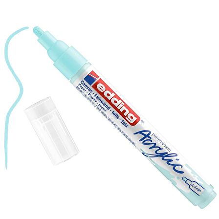 Edding 5100 Akrilik Marker Kalem 2-3mm 916 Pastel Mavi