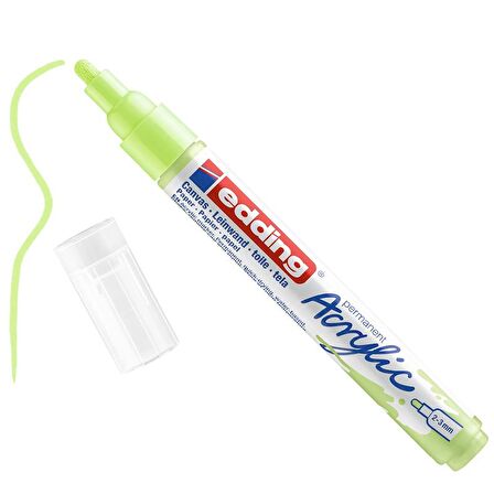 Edding 5100 Akrilik Marker Kalem 2-3mm 917 Pastel Yeşil