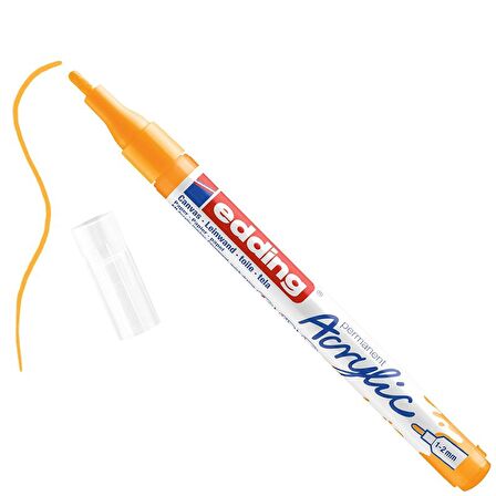 Edding 5300 Akrilik Marker Kalem 1-2mm 906 Güneş Sarısı