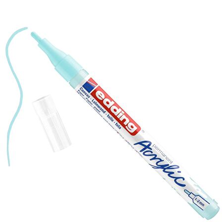 Edding 5300 Akrilik Marker Kalem 1-2mm 916 Pastel Mavi