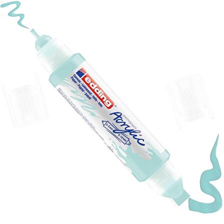 Edding 5400 Akrilik Marker Kalem Çift Uçlu 3D 916 Pastel Mavi