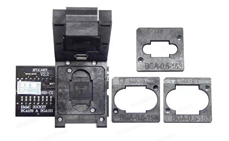 RT809H EMMC ADAPTÖRÜ BGA 153 BGA 169 BGA 169-01 EMMC SOKET
