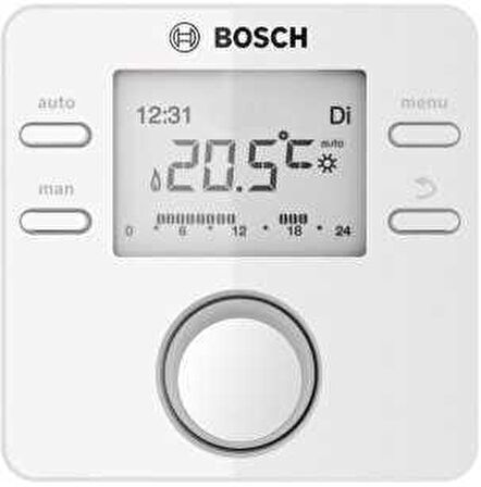 Bosch CR50 Modülasyonlu Programlanabilir Kablolu Oda Termostatı