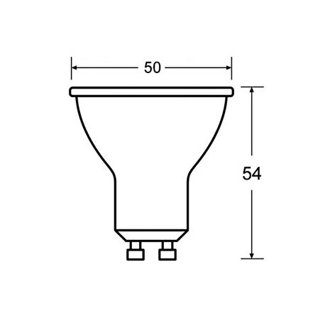 Osram Ledvalue 6,9W(80W) Par16 Led Spot Ampul Sarı 2700K - GU10 Duy