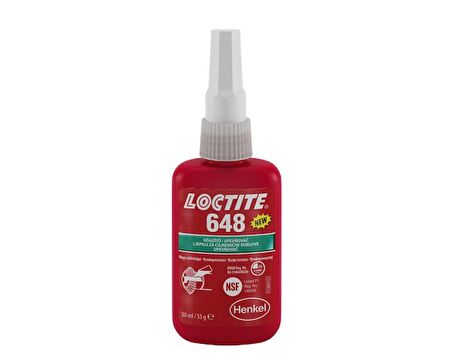 Loctite  648  50ml Yüksek Mukavemetli Geçme