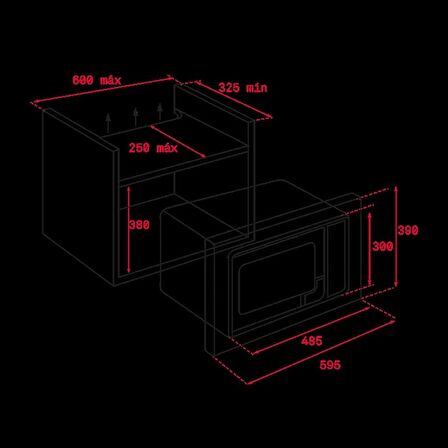 Teka 620 BI WH 40584001 20 lt Mikrodalga Fırın